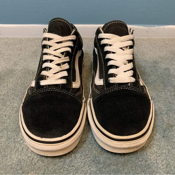 VANS Old Skool Classic Black / White Low Top Women’s Size 7.5 Men’s 6 Preowned - Picture 2 of 16